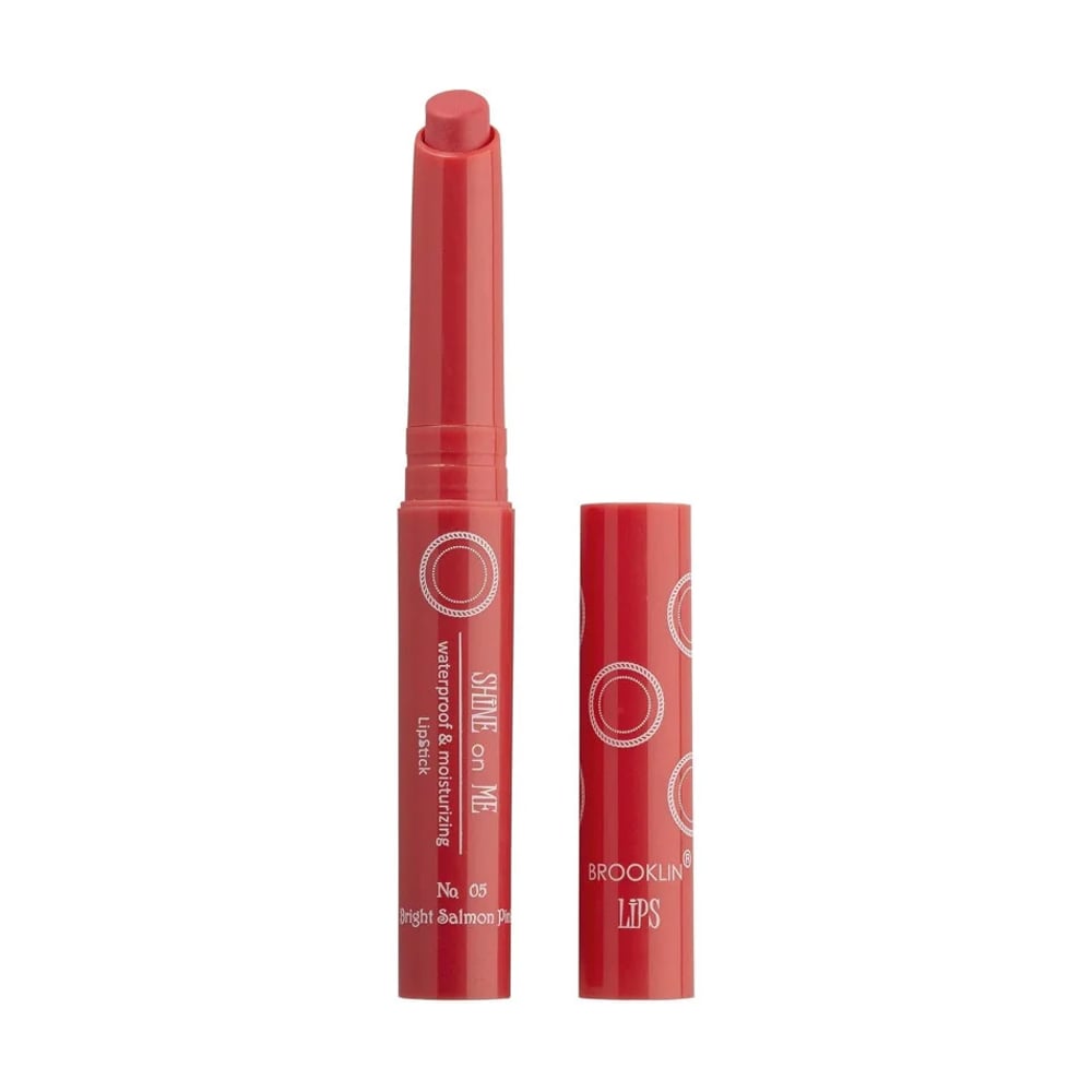 Вологостійка помада-блиск для губ Impala Brooklin Shine On Me 05 Bright Salmon Pink, 2.5 г